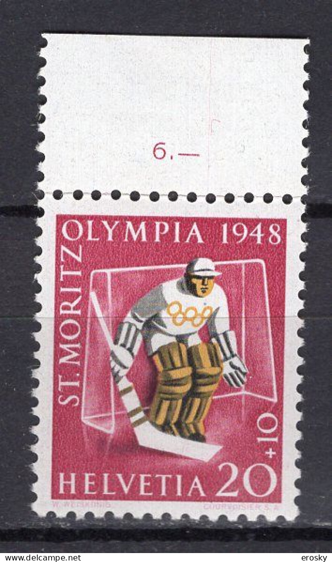 T3368 - SUISSE SWITZERLAND Yv N°451 ** Olympiades - Unused Stamps