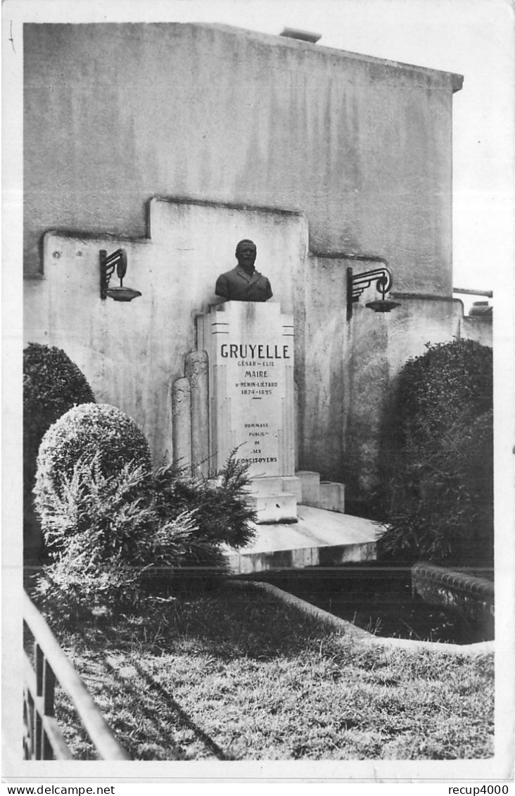 62 HENIN LIETARD Beaumont  Monument Gruyette Cpsm  2 Scans - Henin-Beaumont