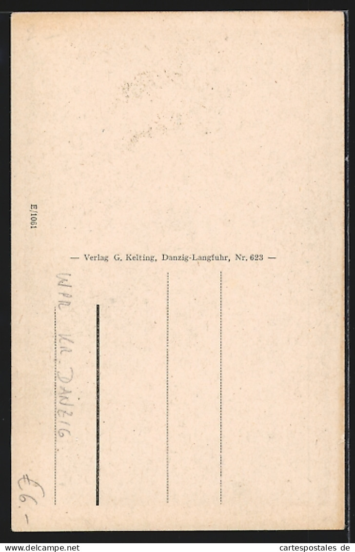 AK Danzig-Gdansk, Frauengasse  - Westpreussen