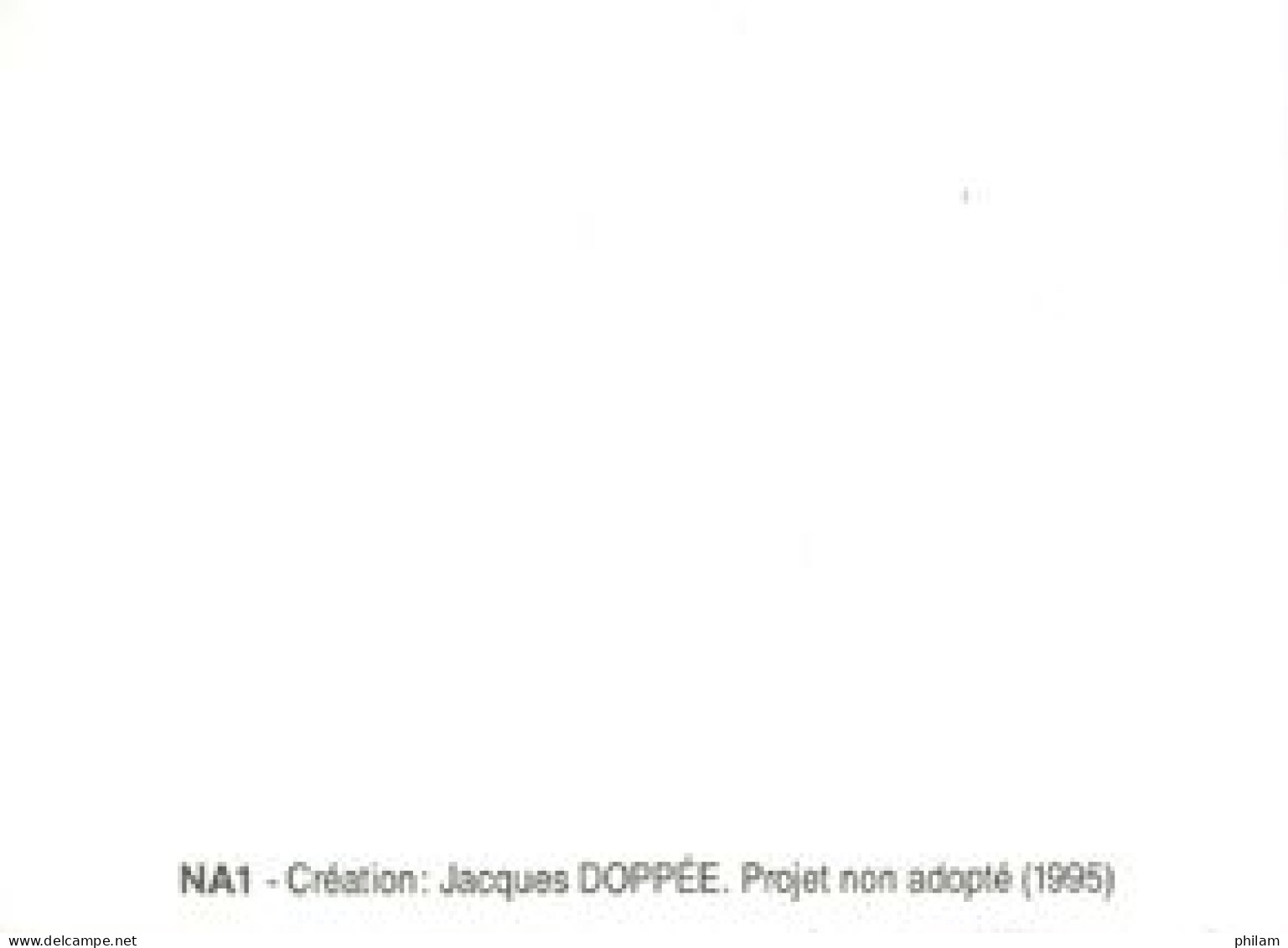 BELGIQUE 1995 - NA 1 - FR- Projet Non Adopté - Carnaval De Binche  - Non-adopted Trials [NA]