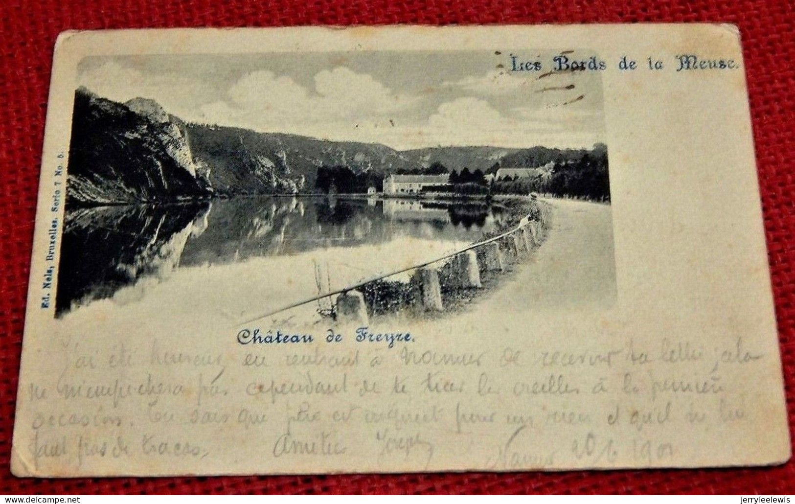 FREYR  -  2 CARTES  :  Les Rochers De Freyr   1901  Et  Le Château De Freyr 1901 - Hastière