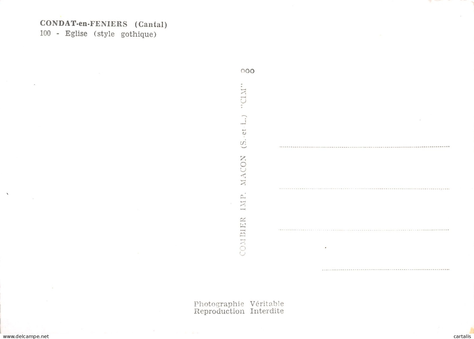 15-CONDAT EN FENIERS-N°C4073-D/0305 - Condat