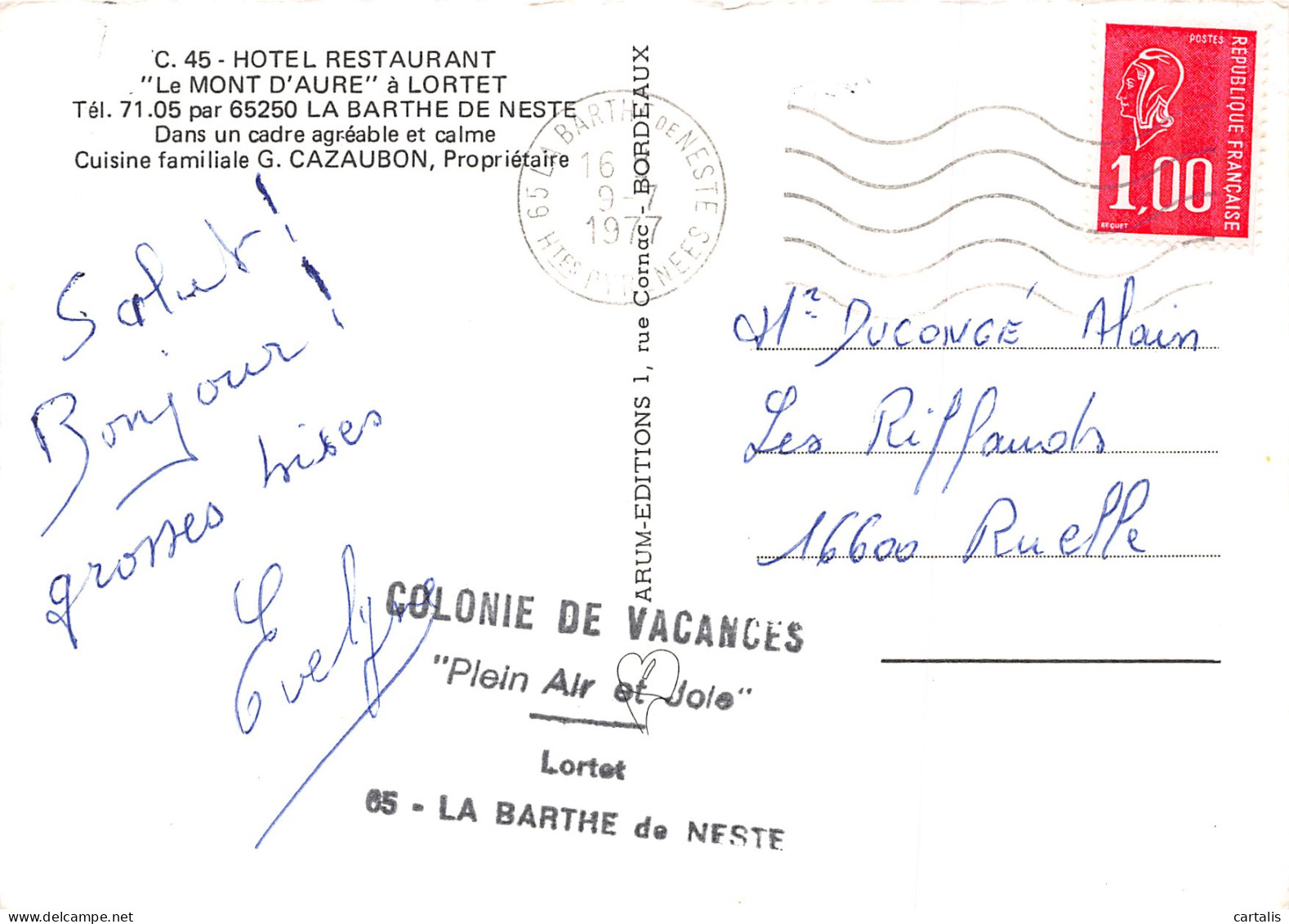 65-LA BARTHE DE NESTE-N°C4081-D/0189 - La Barthe De Neste