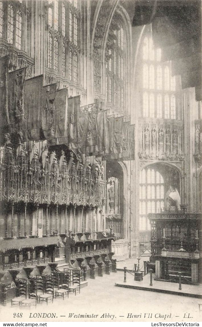 ROYAUME-UNI - Angleterre - London - Westminster Abbey - Henri VII Chapel - Carte Postale Ancienne - Westminster Abbey