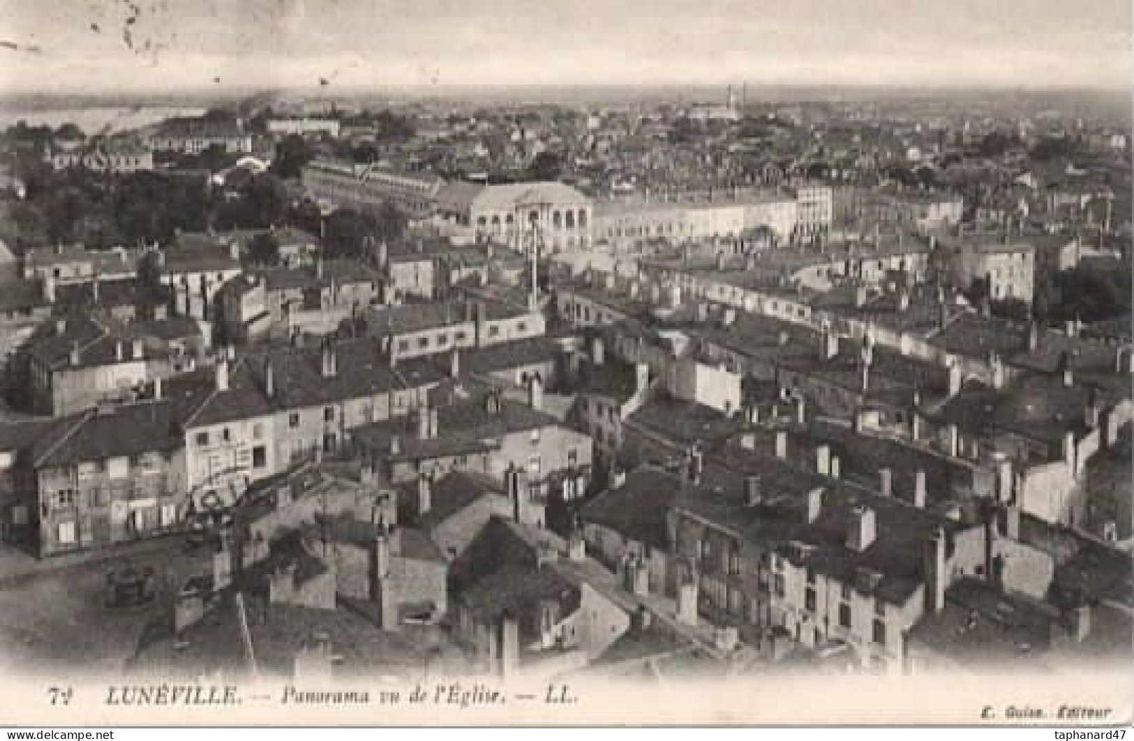 . 54 . LUNÉVILLE . Panorama Vu De L'Église . - Baccarat