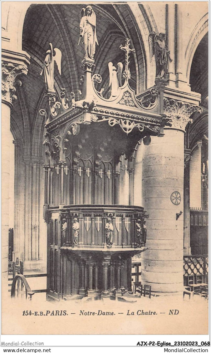 AJXP2-0130 - EGLISE - PARIS - Notre-Dame - La Chaire - Eglises Et Cathédrales