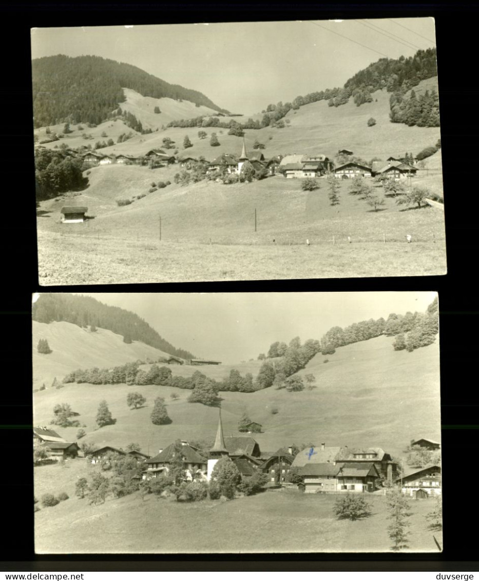 Suisse BE Berne Diemtigen 2 Cartes Photo ( Format 9cm X 14cm ) - Diemtigen