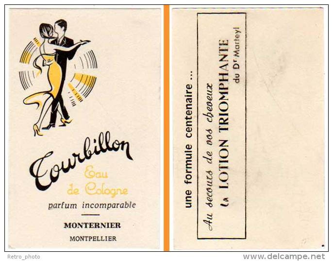 Carte Parfumée, Tourbillon, Eau De Cologne, Monternier, Montpellier - Modern (from 1961)