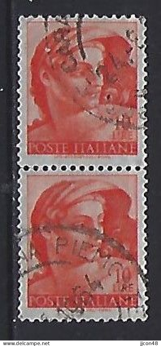 Italy 1961  Fresko Von Sixtinischen Kapelle Im Vatikan  (o) Mi.1083 - 1961-70: Used