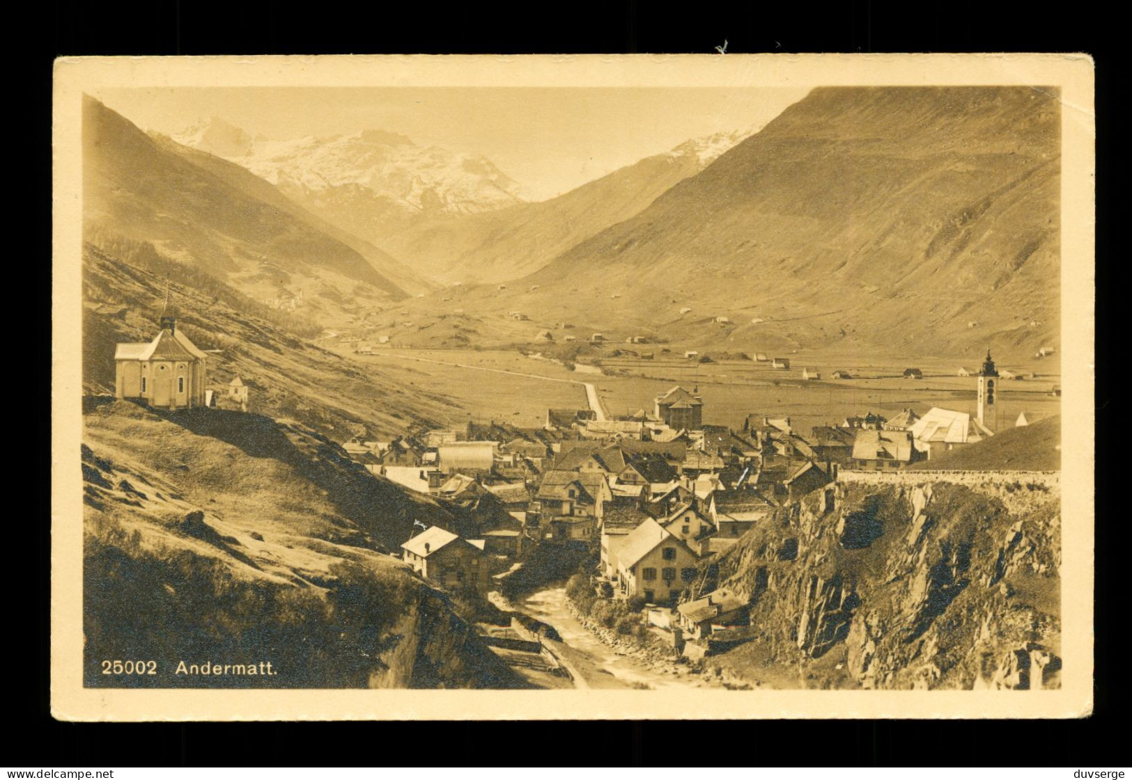 Suisse UR Uri Andermatt ( Format 9cm X 14cm ) - Andermatt