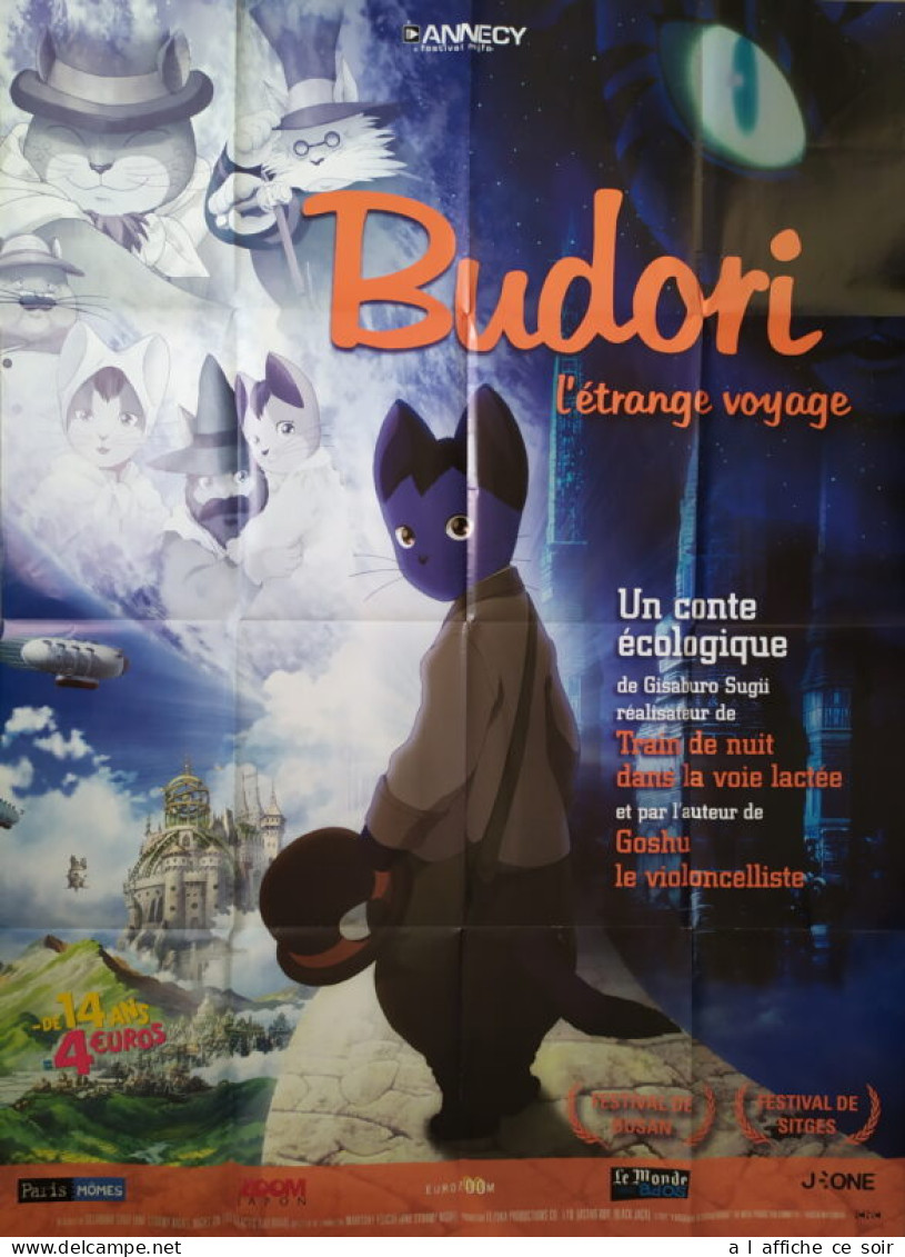 Affiche Cinéma Orginale Film BUDORI L'ÉTRANGE VOYAGE 120x160cm - Posters