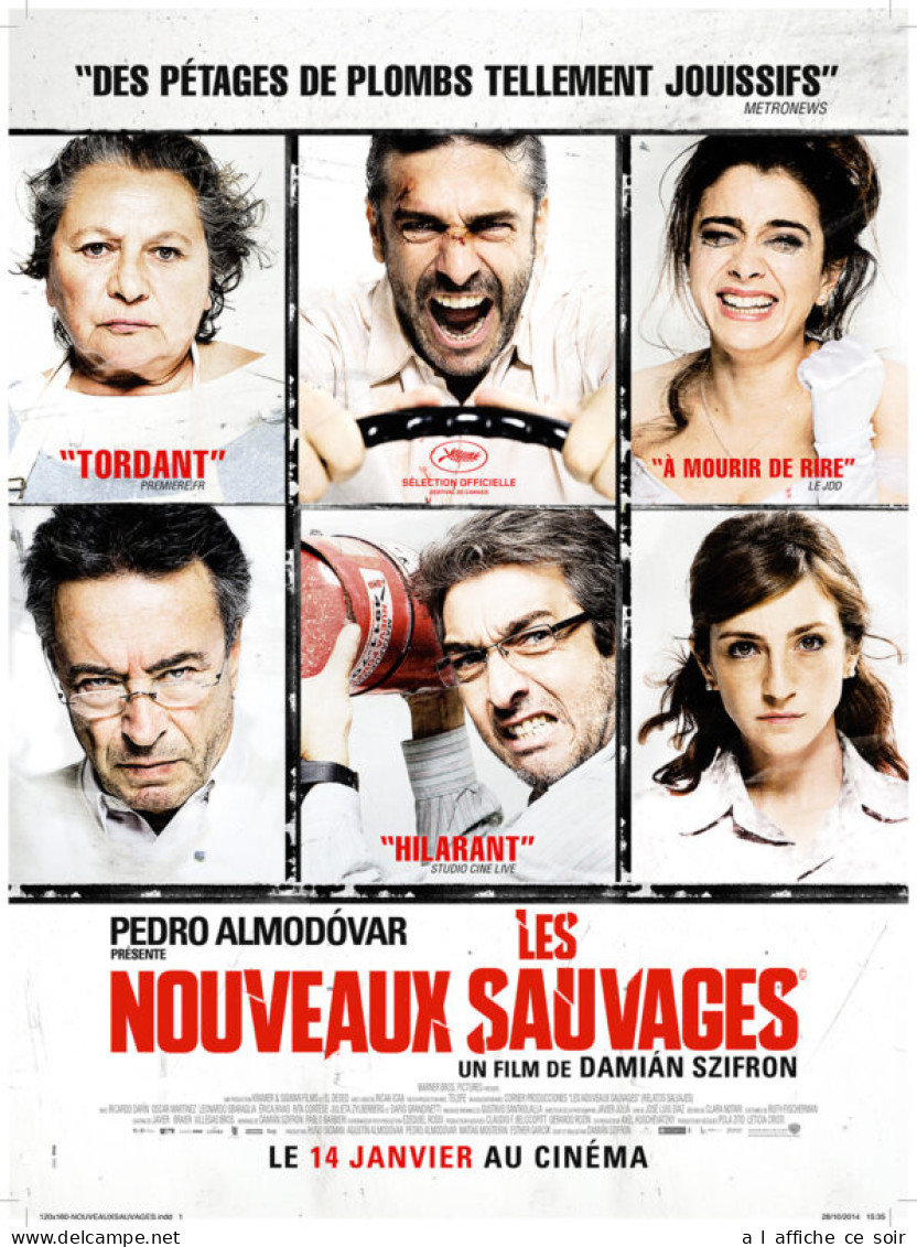 Affiche Cinéma Orginale Film LES NOUVEAUX SAUVAGES 120x160cm - Posters