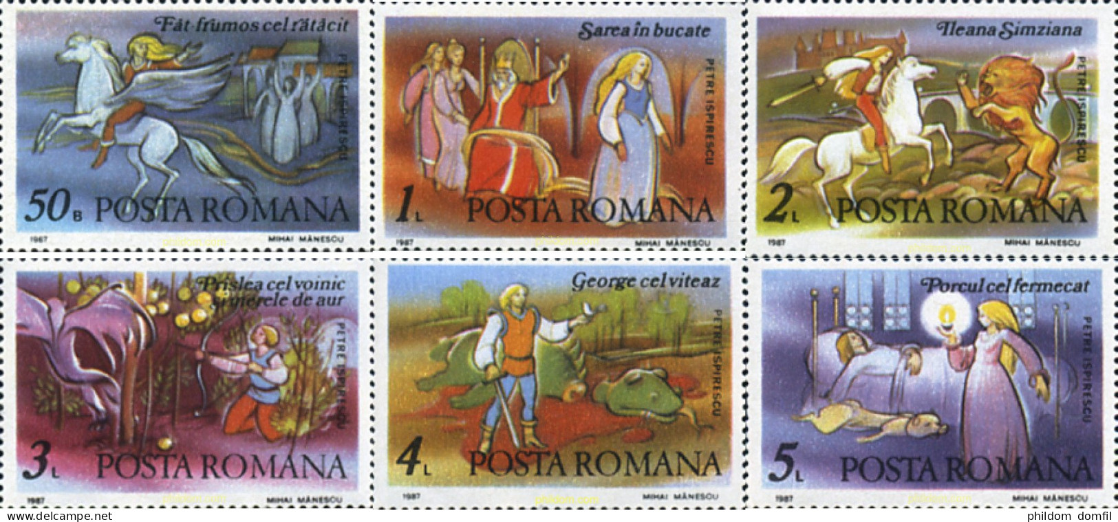 173876 MNH RUMANIA 1987 CENTENARIO DEL NACIMIENTO DE PETRE ISPIRESCU - Other & Unclassified