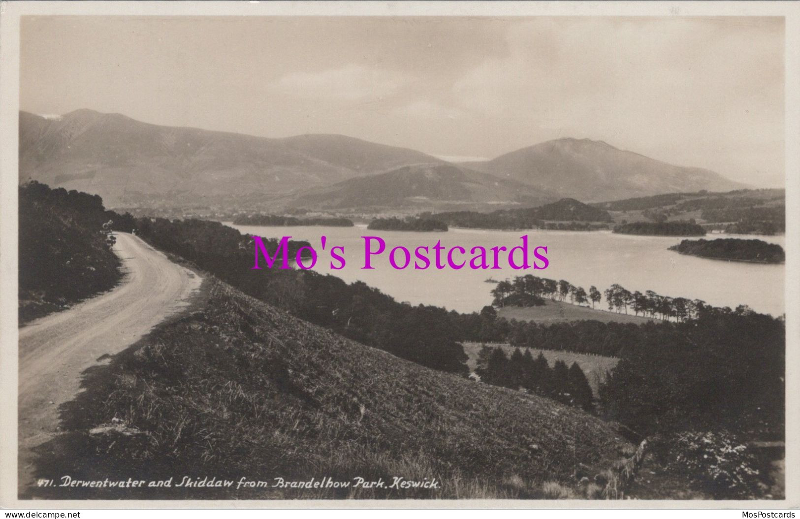 Cumbria Postcard - Derwentwater And Skiddaw    DZ311 - Sonstige & Ohne Zuordnung