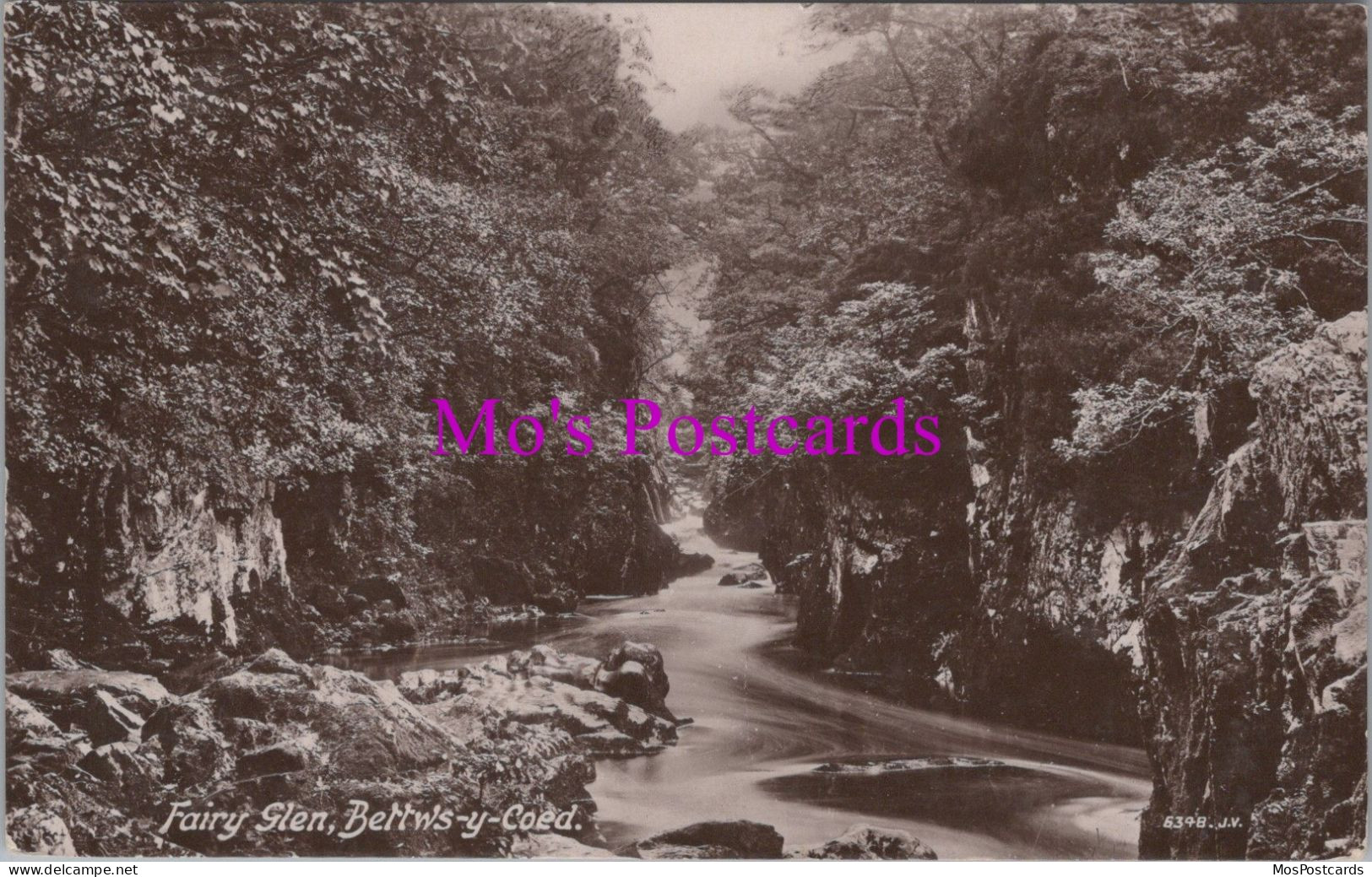 Wales Postcard - Fairy Glen, Bettws-Y-Coed   DZ312 - Caernarvonshire