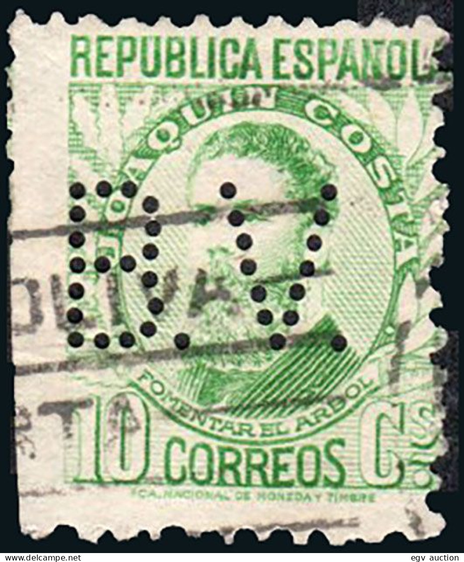 Madrid - Perforado - Edi O 664 - "B.V." (Banco) - Usados