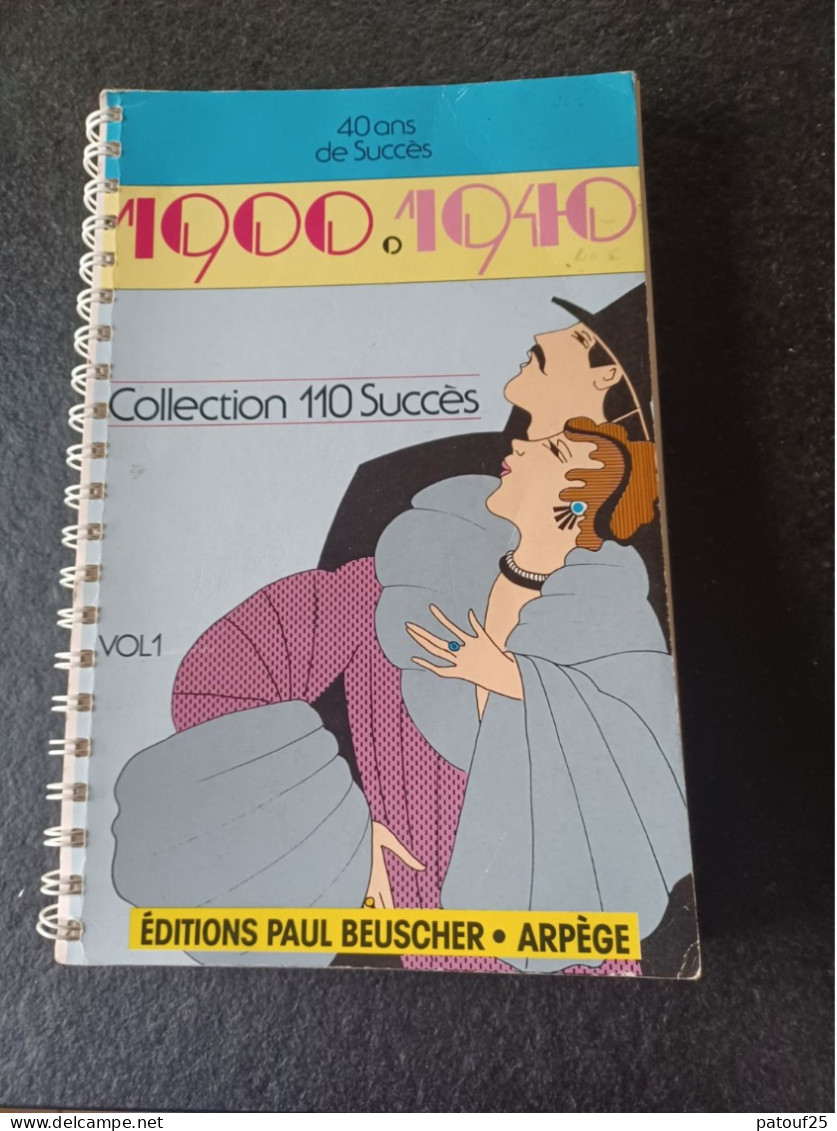 Recueil 40 Ans De Succès 1900 A 1940 Paul Beuscher Volume 1 - Andere & Zonder Classificatie