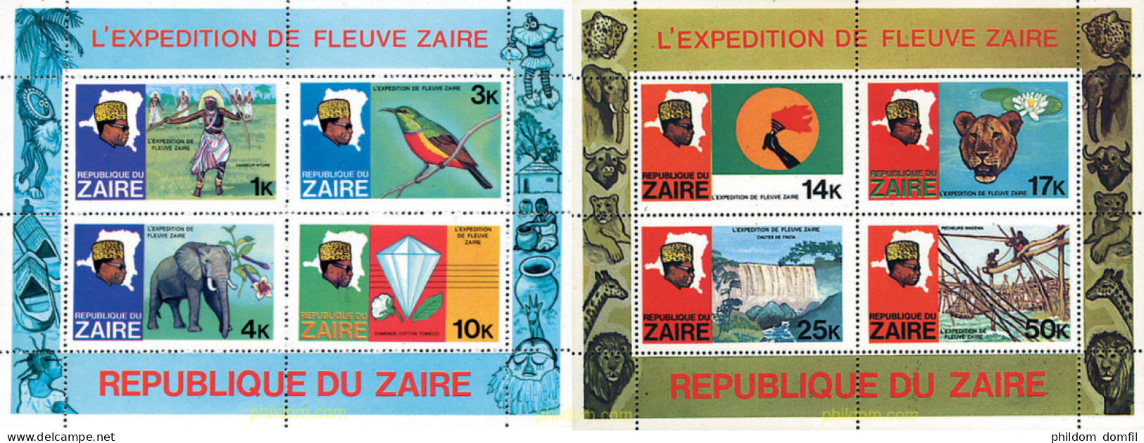 95579 MNH ZAIRE 1979 EXPEDICION POR EL RIO ZAIRE - Neufs