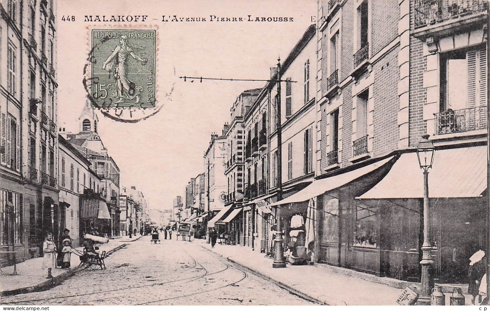 Malakoff - L'Avenue Pierre Larousse  - CPA °J - Malakoff