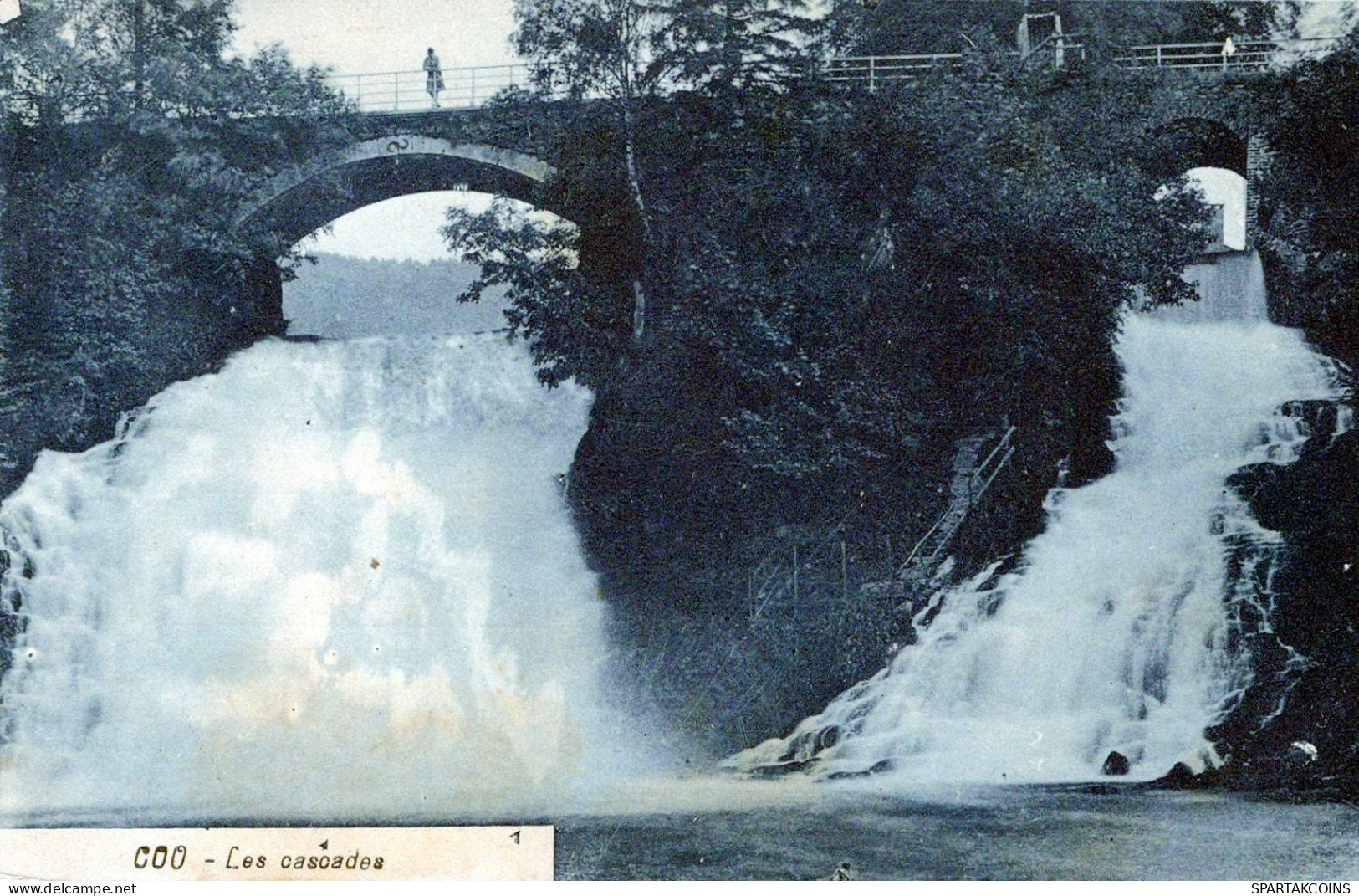 BELGIEN COO WASSERFALL Provinz Lüttich (Liège) Postkarte CPA #PAD095.DE - Stavelot