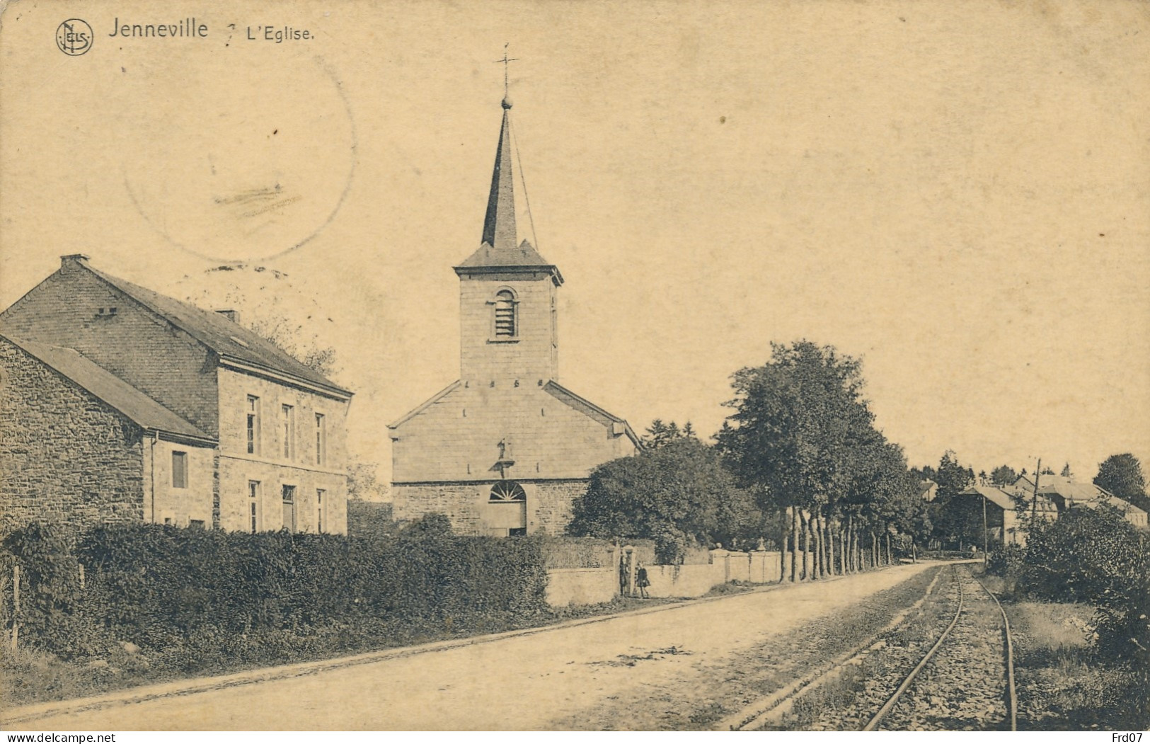 Carte Vue Jenneville – Moirey, Libramont 12 VII 1923 – Sans Timbre – Taxé 20c à Liège  - Lettres & Documents