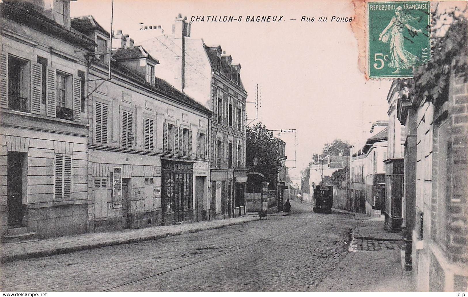 Chatillon Sous Bagneux - Rue Du Poncet -  CPA °J - Châtillon