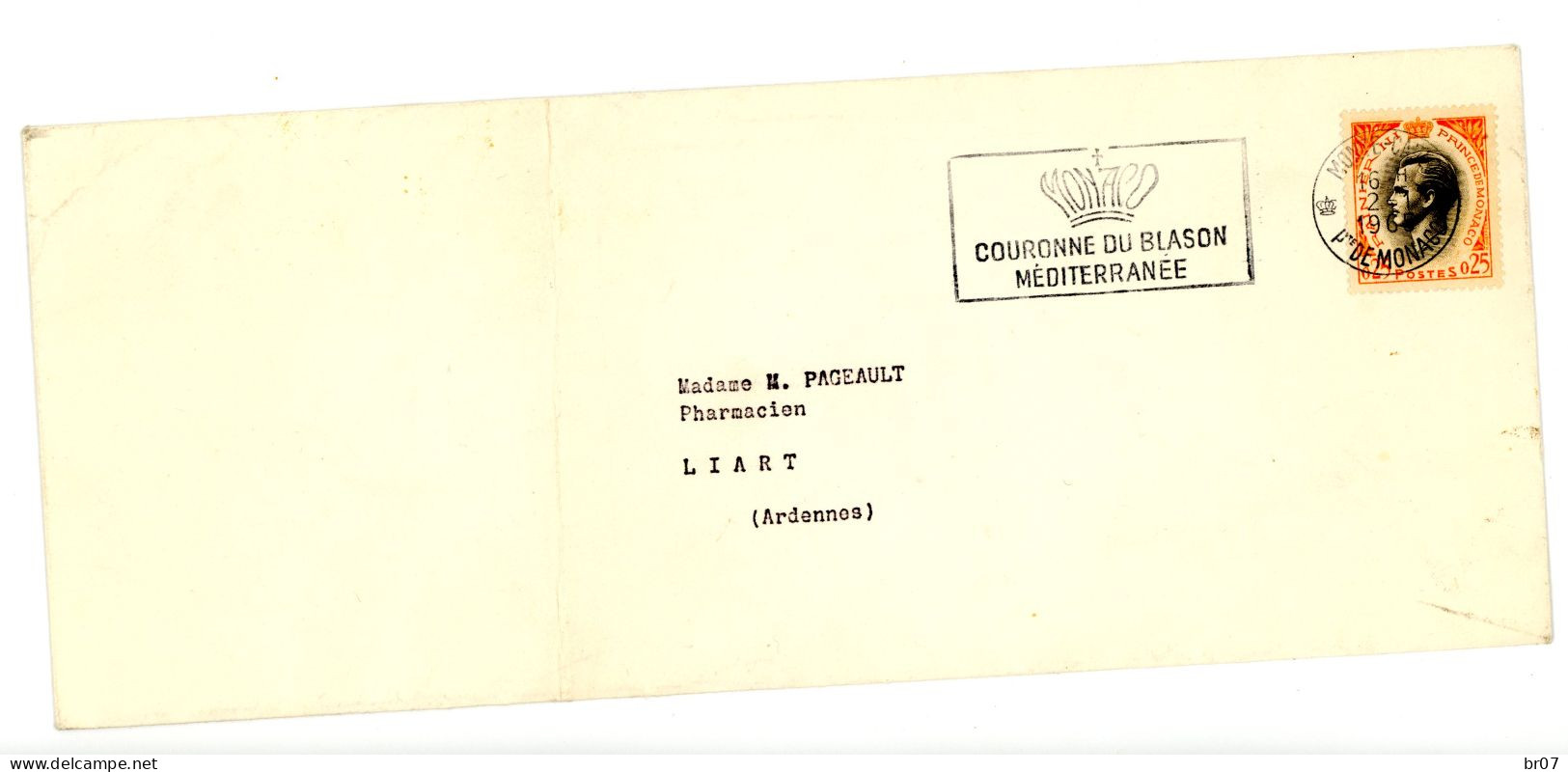 MONACO 11X ENV ET 1X CP 1940/1969 POIDS 65g AVANT EMBALLAGE VOIR SCANS INDIVIDUELS - Lettres & Documents MONACO 11X ENV