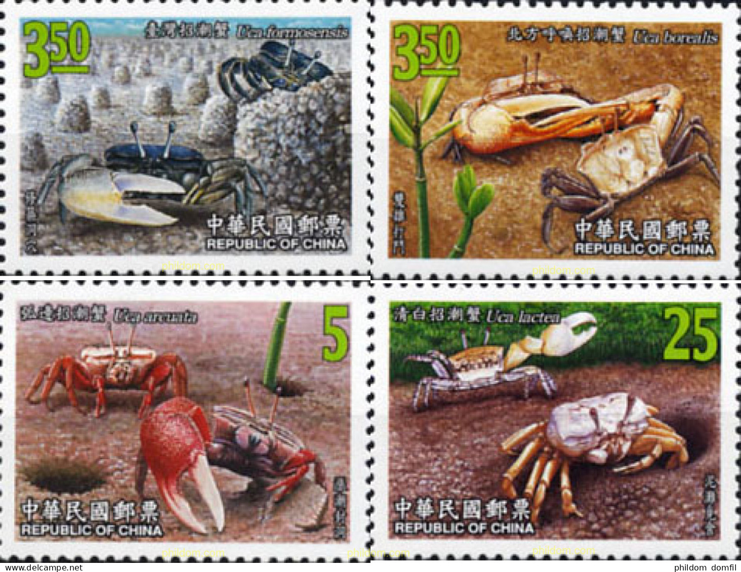 167285 MNH CHINA. FORMOSA-TAIWAN 2004 CANGREJOS - Ungebraucht