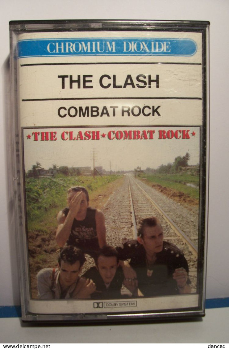 THE CLASH   - COMBAT  ROCK  - 1982    - K7 Audio - 12 TITRES - - Cassettes Audio