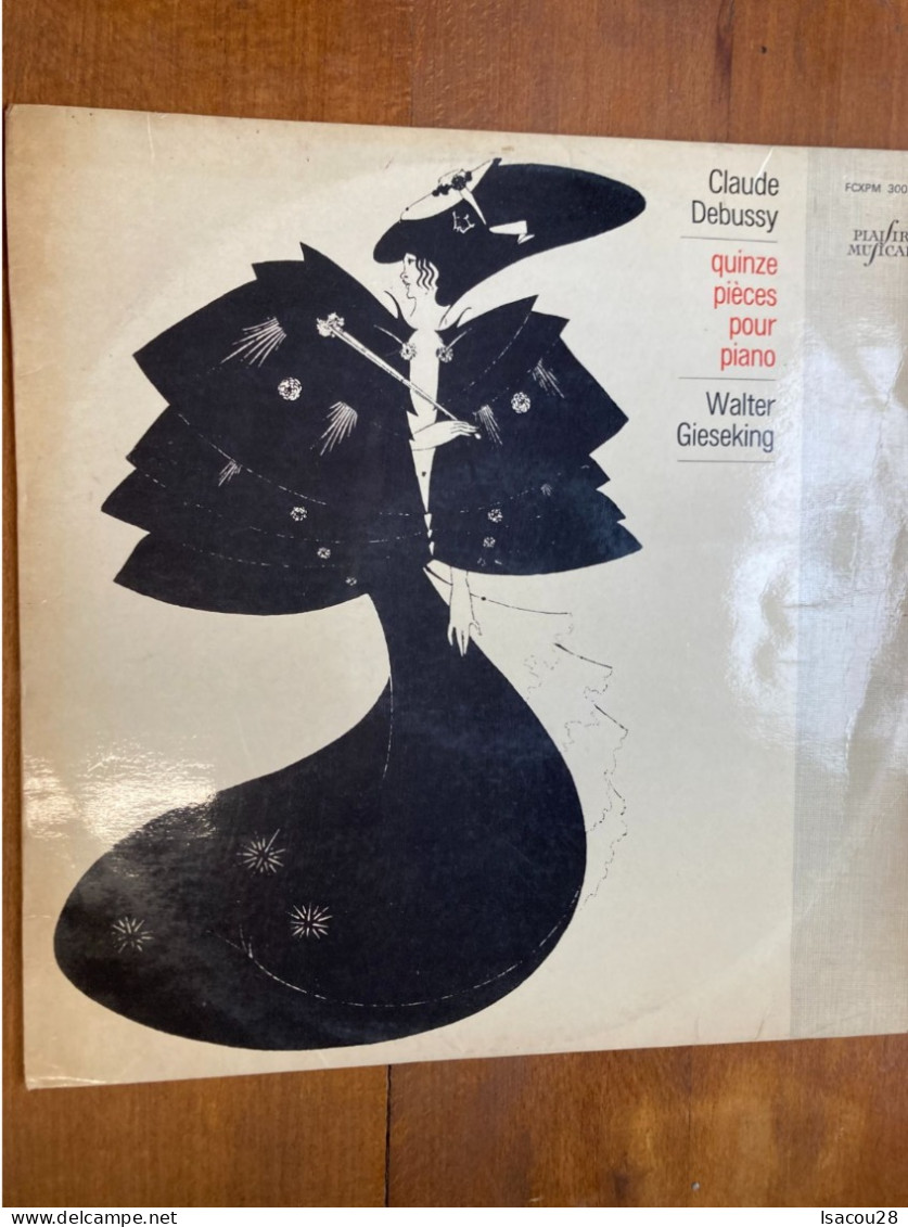 LP - 33T - CLAUDE DEBUSSY - QUINZE PIECE POUR PIANO- WALTER GIESEKING  - VOIR POCHETTE - Classique