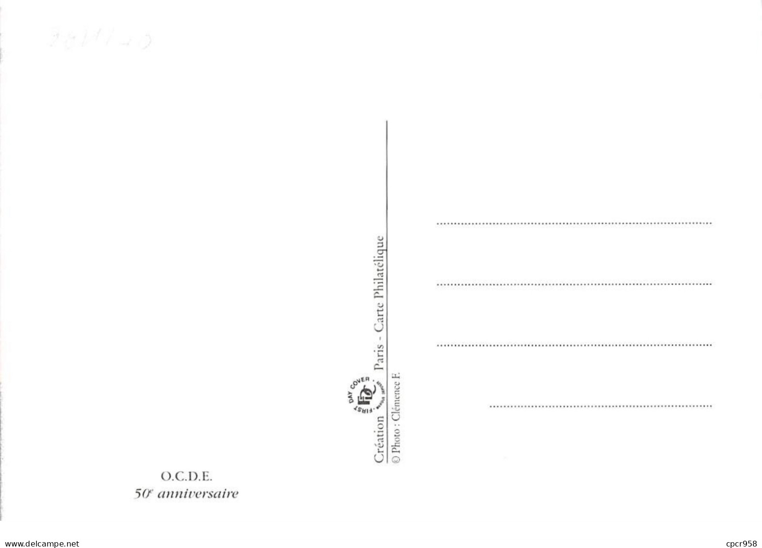 FRANCE.Carte Maximum.AM12028.24/06/2011.Cachet Paris.OCDE 50e Anniversaire - 2010-2019