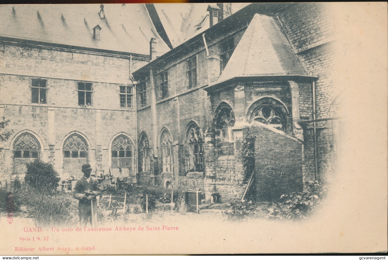 GENT    UN COIN DE L'ANCIENNE ABBAYE DE SAINT PIERRE     A.SUGG    1 / 57      ZIE AFBEELDINGEN - Gent