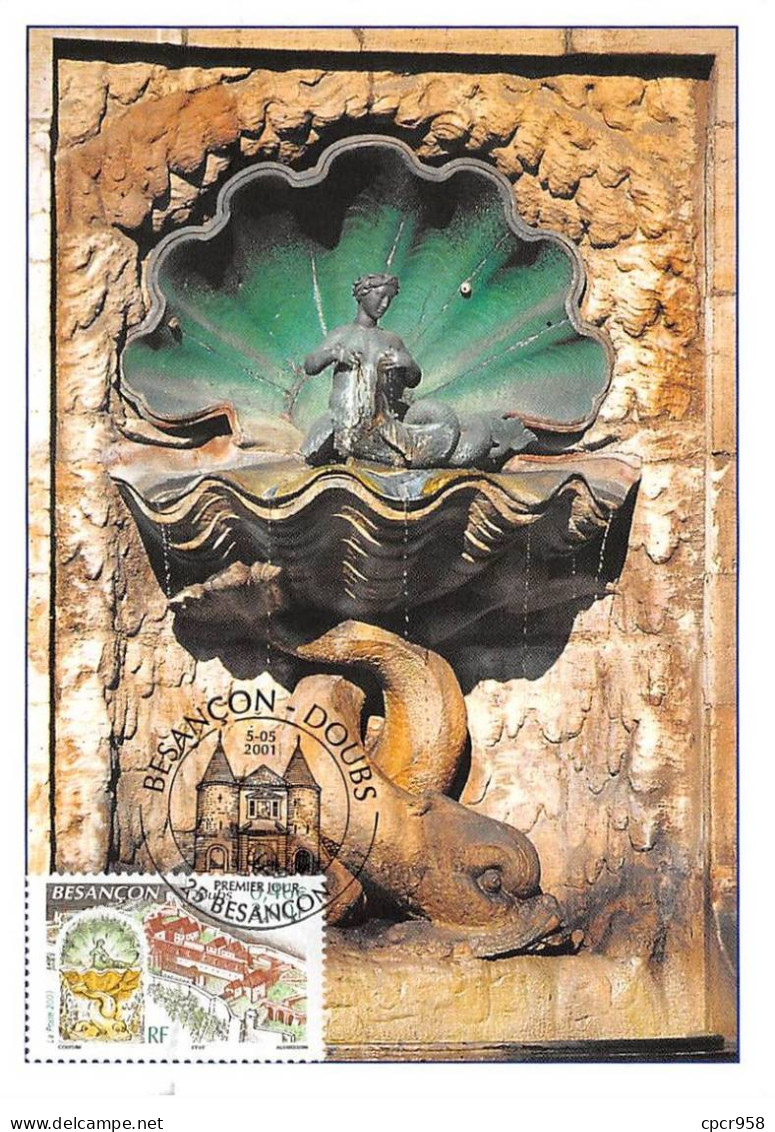 Carte Maximum - FRANCE - COR13010 - 05/05/2001 - Fontaine Des Dames - Cachet Besançon - 2000-2009