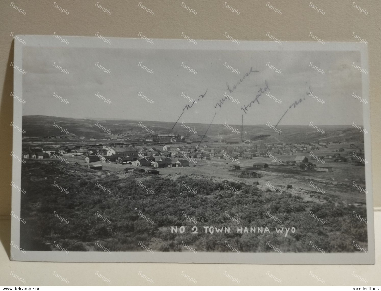 US Postcard Wyoming Carbon County HANNA Coal Mines. Town No 2 - Sonstige & Ohne Zuordnung