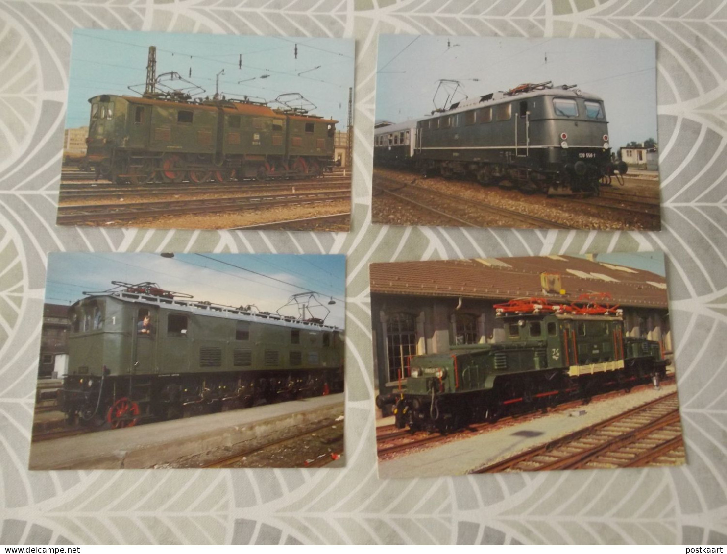 LOT Van 162 Postkaarten TREINEN - TRAINS - LOCOMOTIEVEN - 100 - 499 Postcards