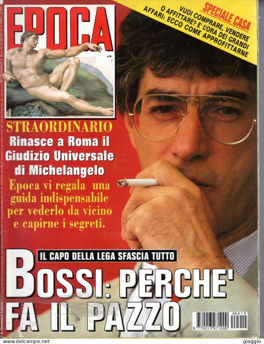 °°° RIVISTA EPOCA N° 2270 DEL 12 APRILE 1994 °°° - Autres & Non Classés