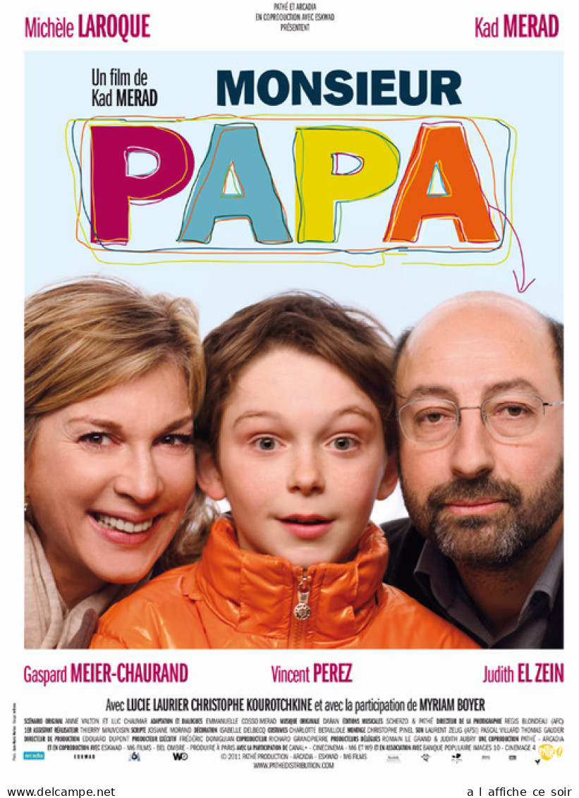 Affiche Cinéma Orginale Film MONSIEUR PAPA 120x160cm - Affiches & Posters