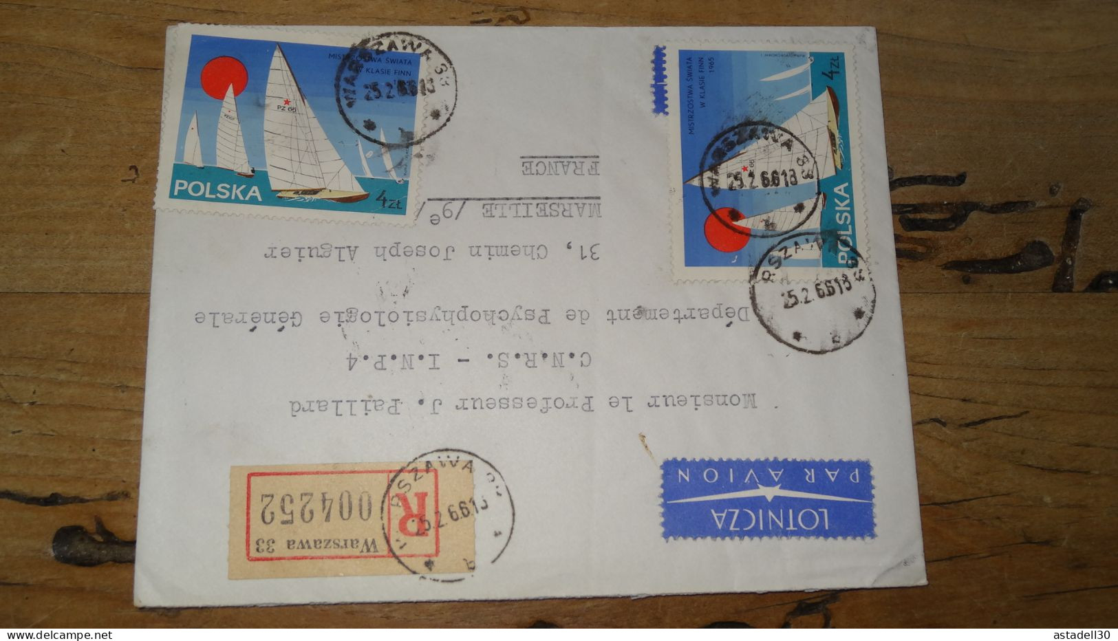 Enveloppe POLSKA, Recommandé 1966  ............ Boite1 .............. 240424-285 - Covers & Documents