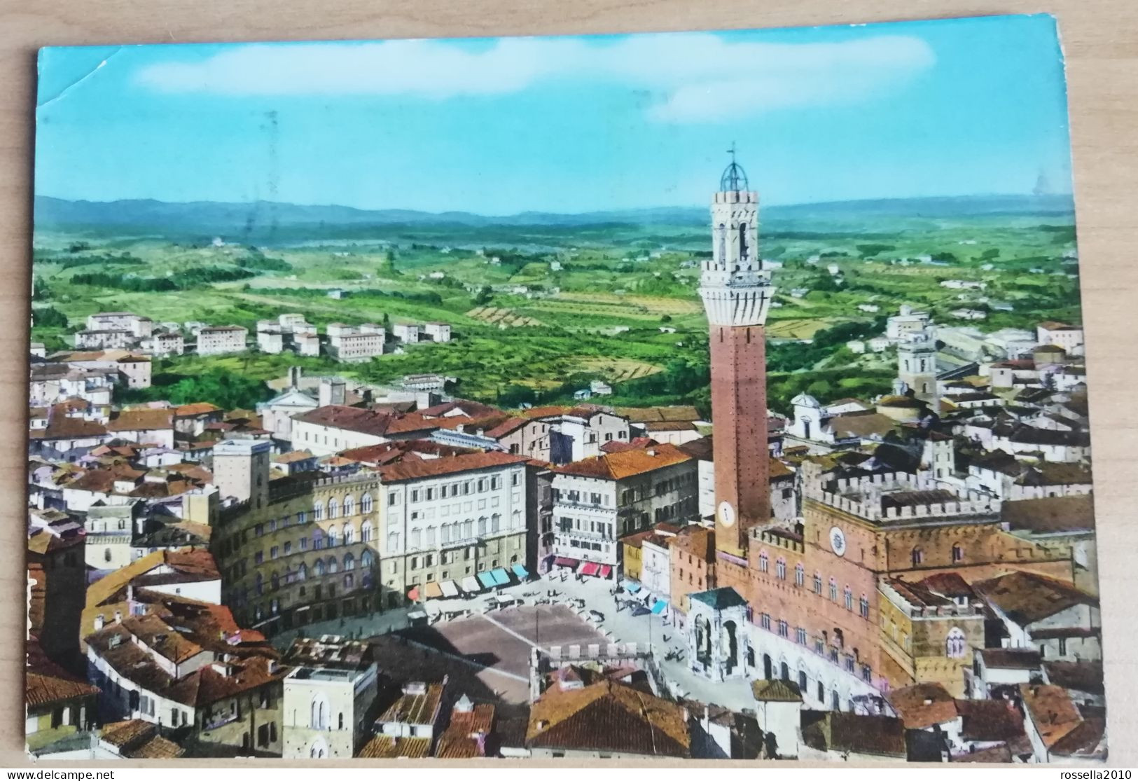 CARTOLINA ITALIA 1974 SIENA PANORAMA DAL DUOMO Italy Postcard ITALIEN Ansichtskarten - Siena