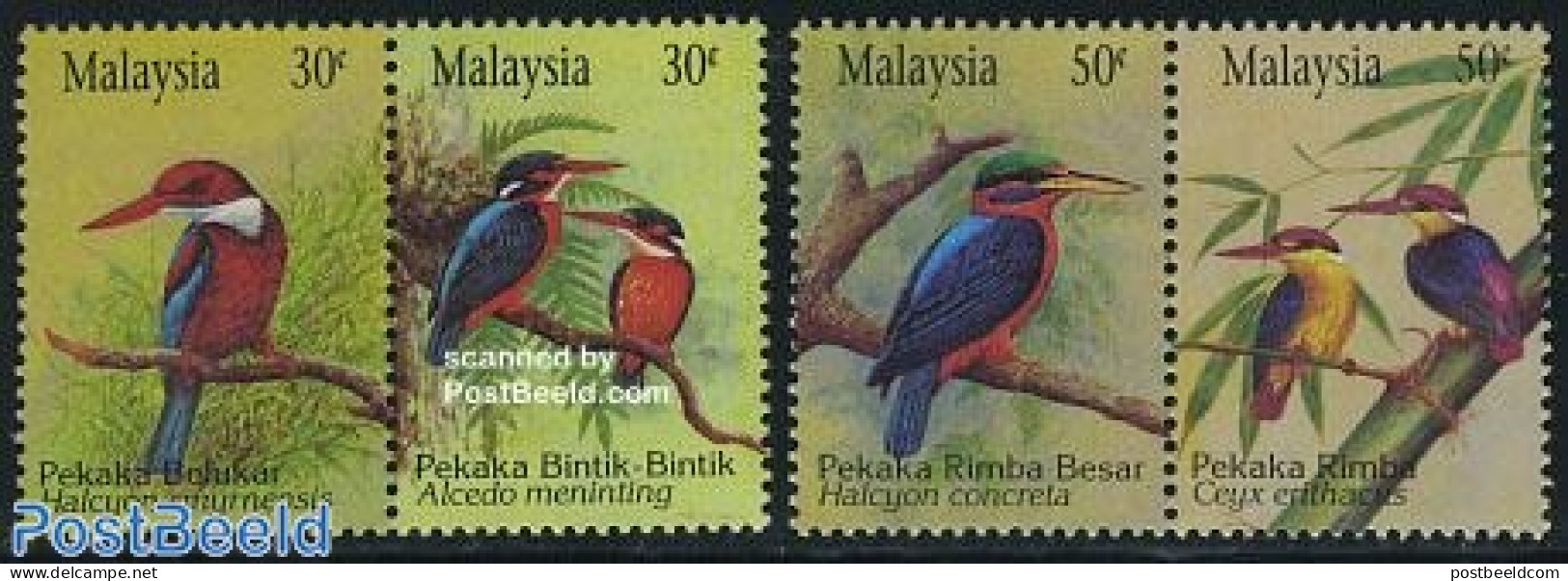 Malaysia 1993 Birds 2x2v [:], Mint NH, Nature - Birds - Sonstige & Ohne Zuordnung