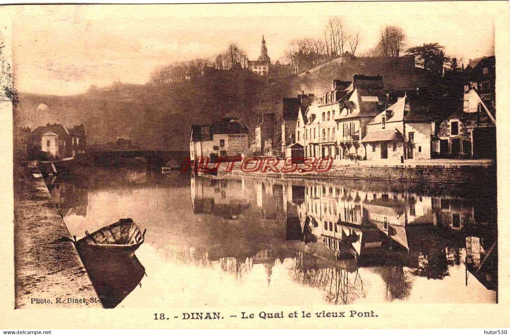 CPA DINAN - LE QUAI ET LE VIEUX PORT - Dinan