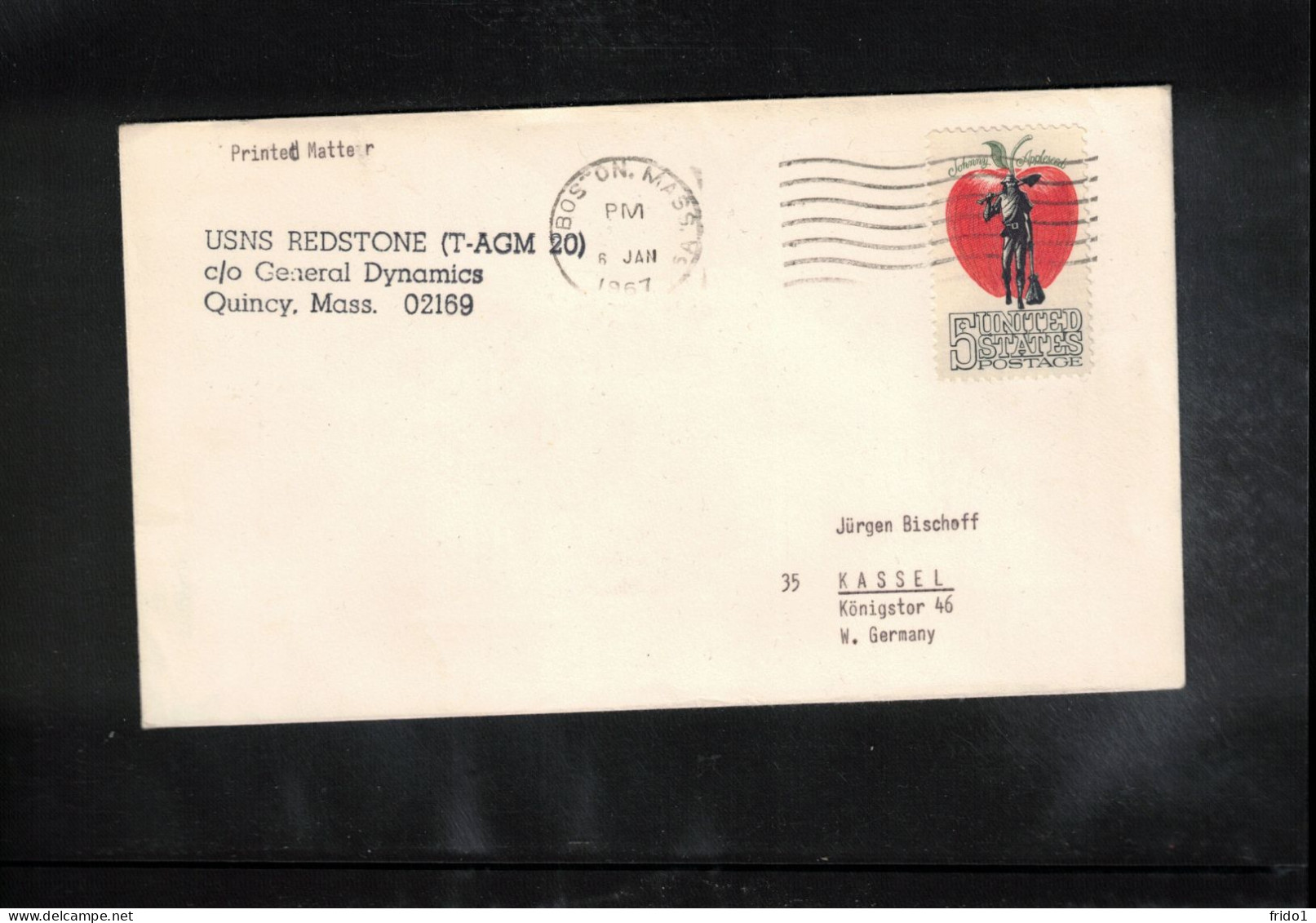 USA 1967 Space / Weltraum US Navy Recovery Force USNS Redstone Interesting Cover - Estados Unidos