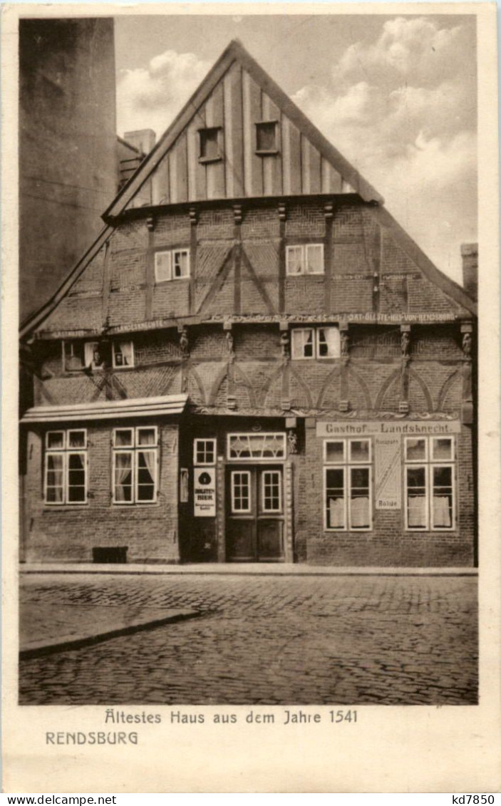 Rendsburg - Altestes Haus - Rendsburg