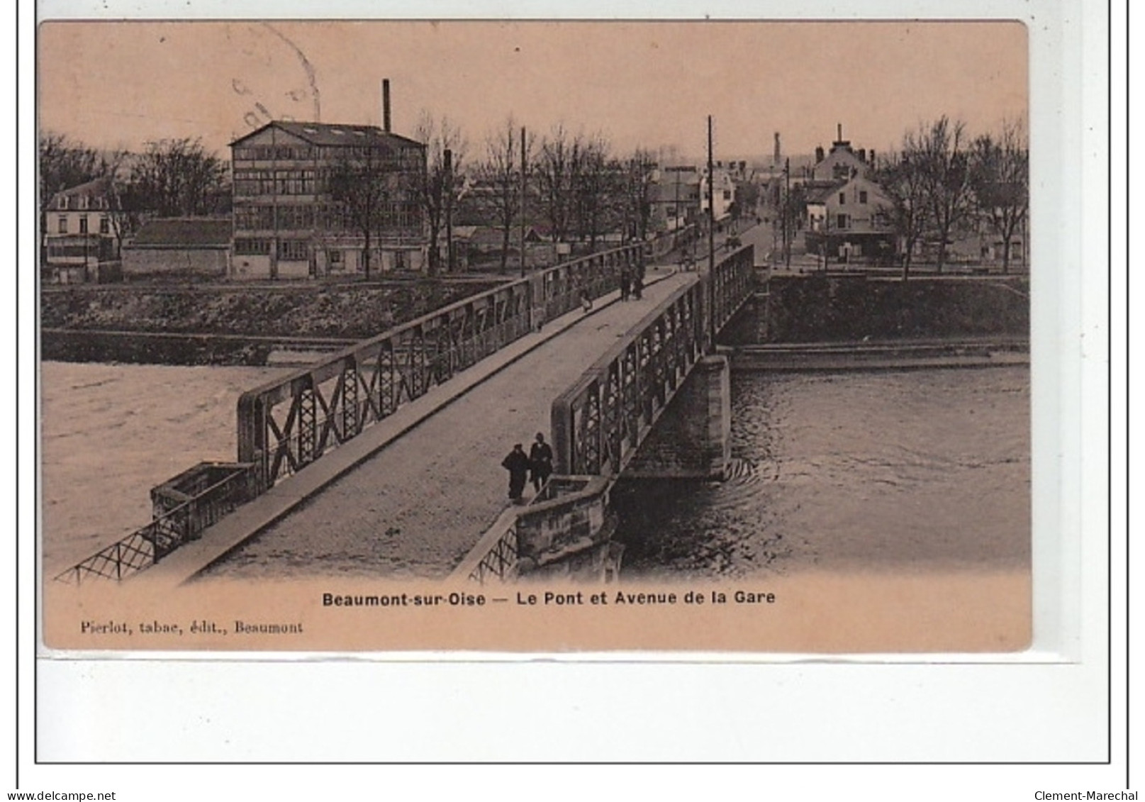 BEAUMONT SUR OISE - Le Pont Et Avenue De La Gare - Très Bon état - Beaumont Sur Oise