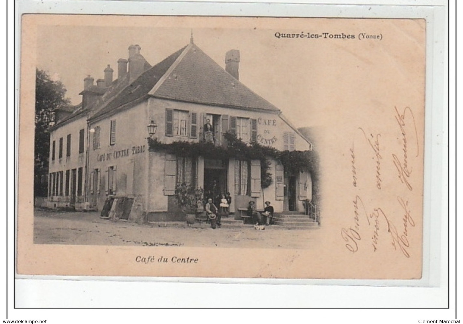 QUARRE LES TOMBES - Café Du Centre - Très Bon état - Quarre Les Tombes