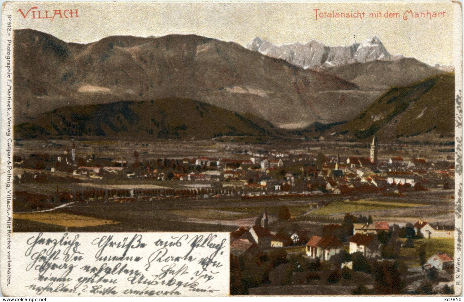 Villach, Totalansicht Mit Dem Manhart - Villach