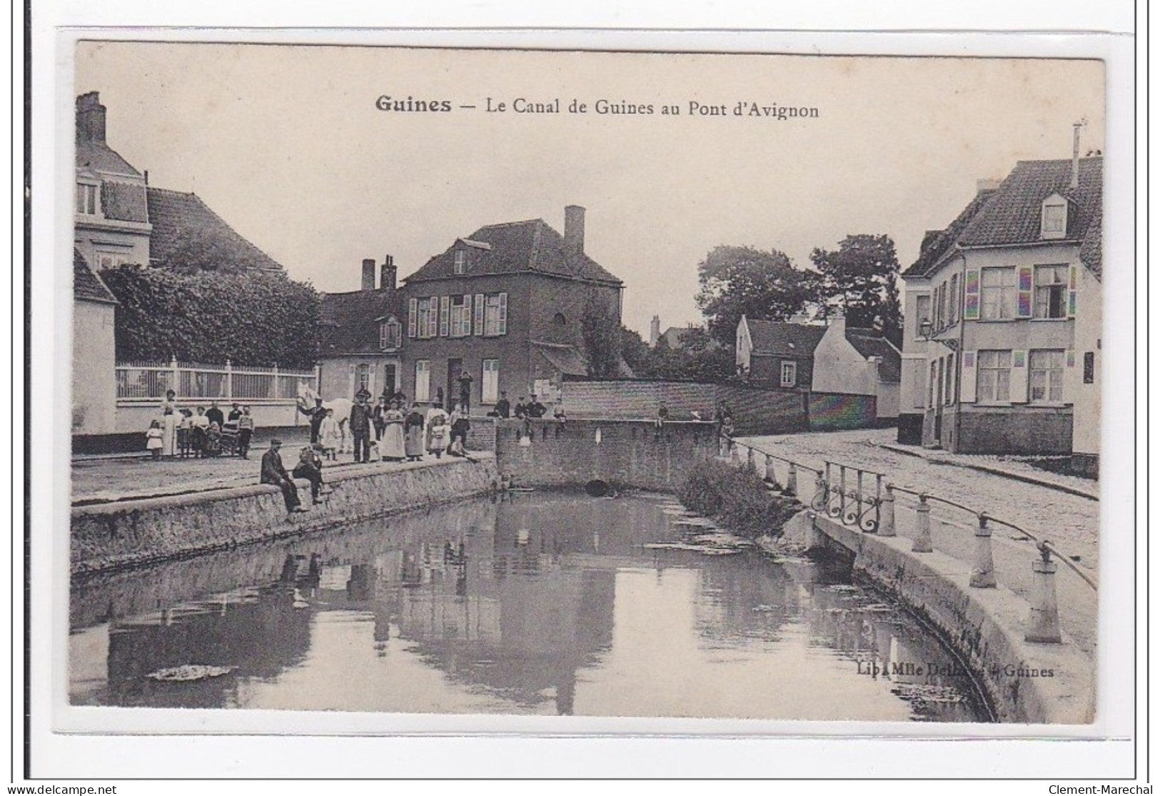 GUINES : Le Canal De Guines Au Pont D'avignon - Tres Bon Etat - Guines