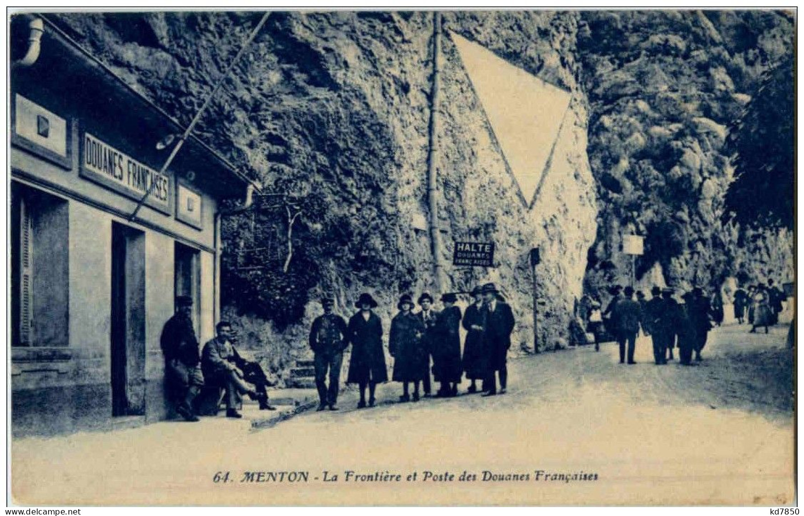 Menton - La Frontiere Et Poste Des Douanes Francaises - Douane