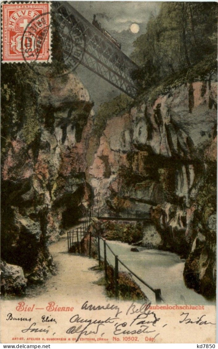 Biel - Bienne - Taubenlochschlucht - Bienne