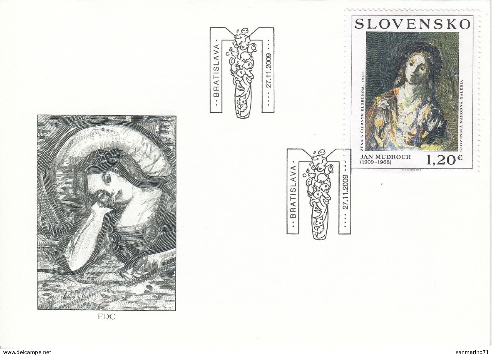 FDC SLOVAKIA 625 - Modern